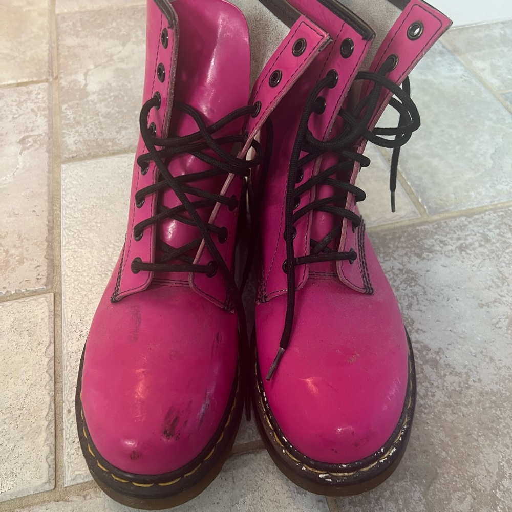 Pink Doc Martins